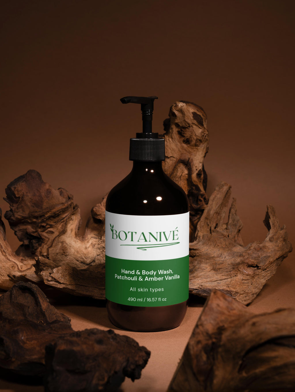 Hand & Body Wash, Patchouli & Amber Vanilla