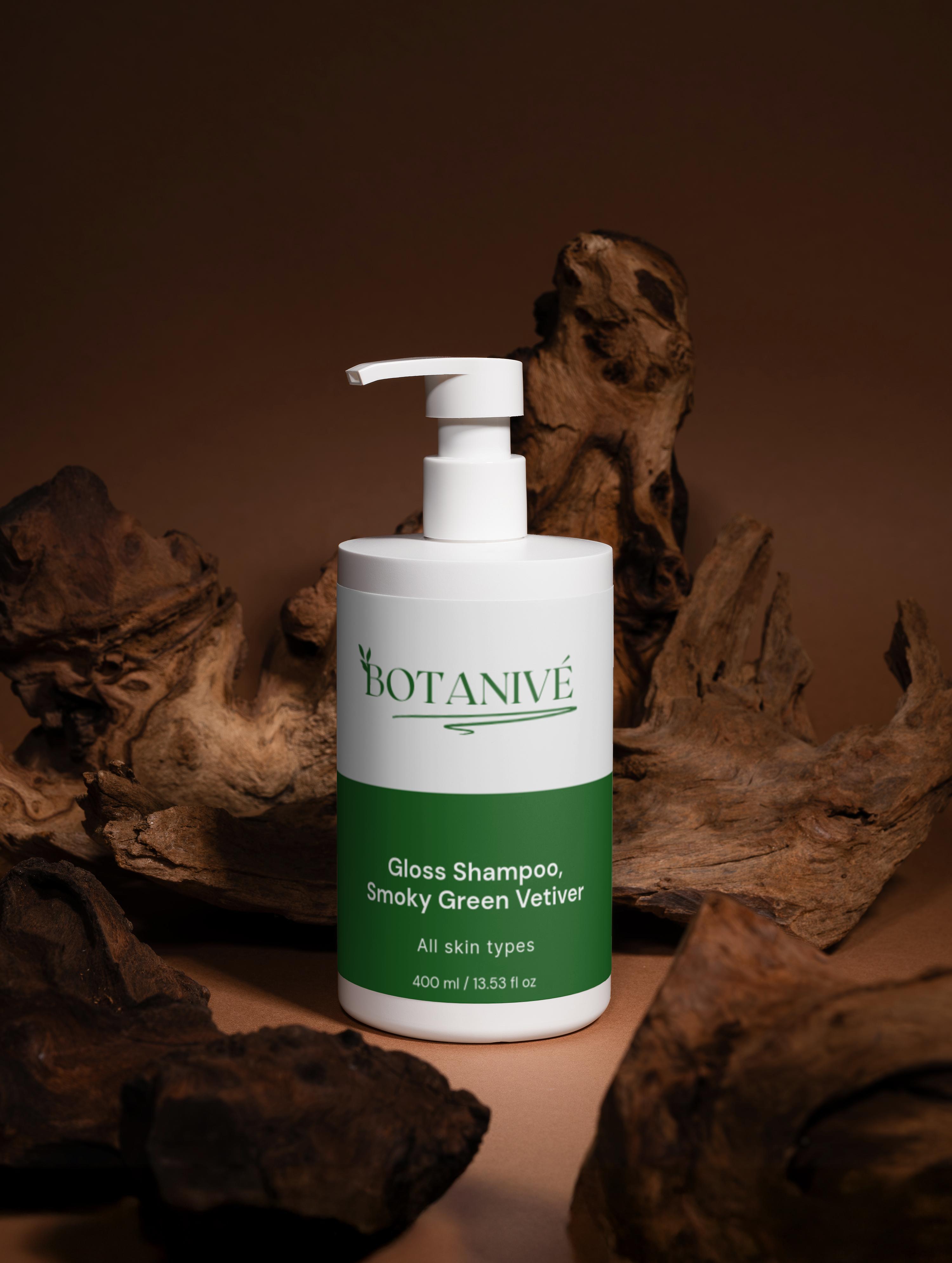 Gloss Shampoo, Smoky Green Vetiver