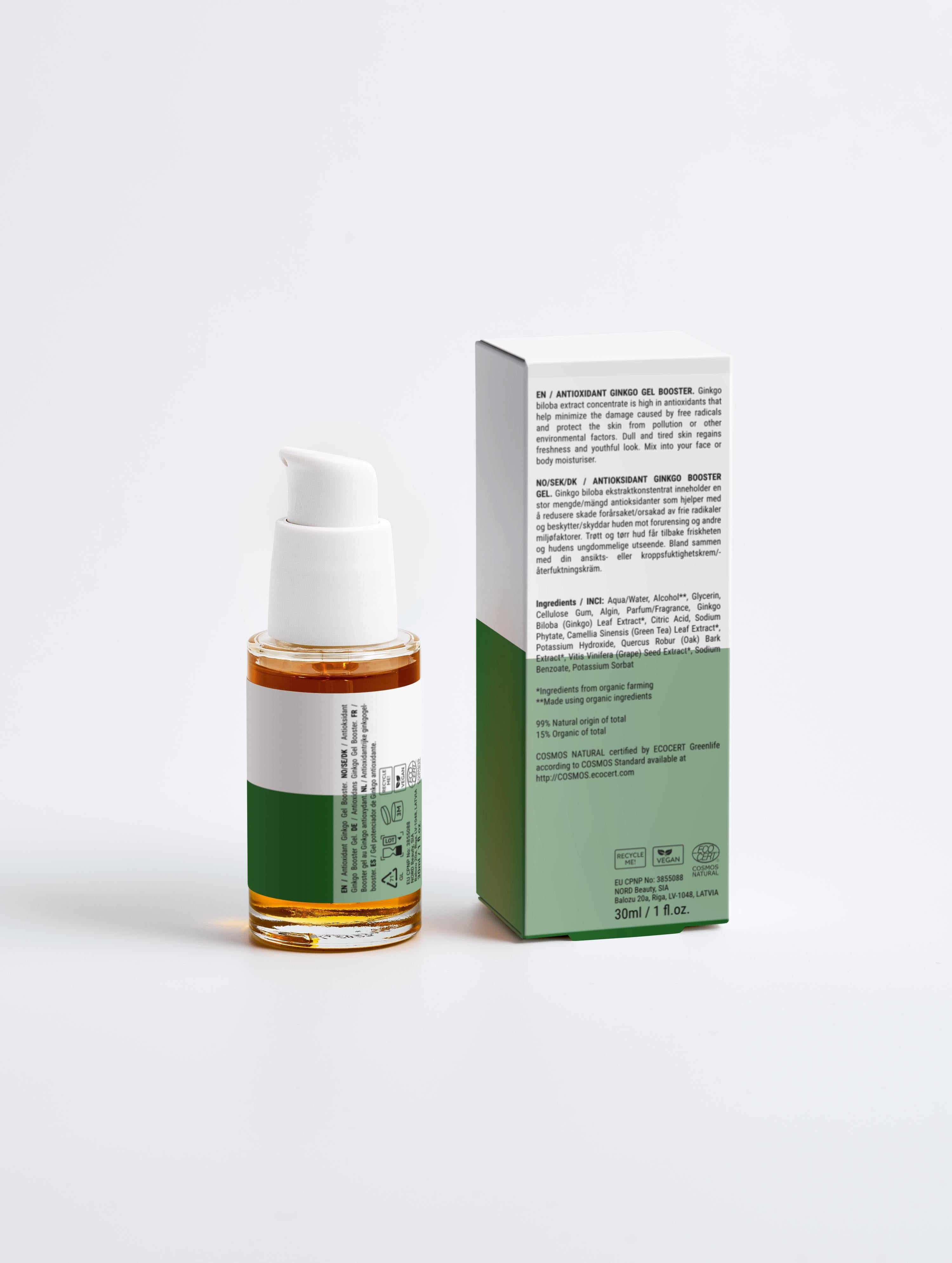Antioxidant Ginkgo Gel Booster