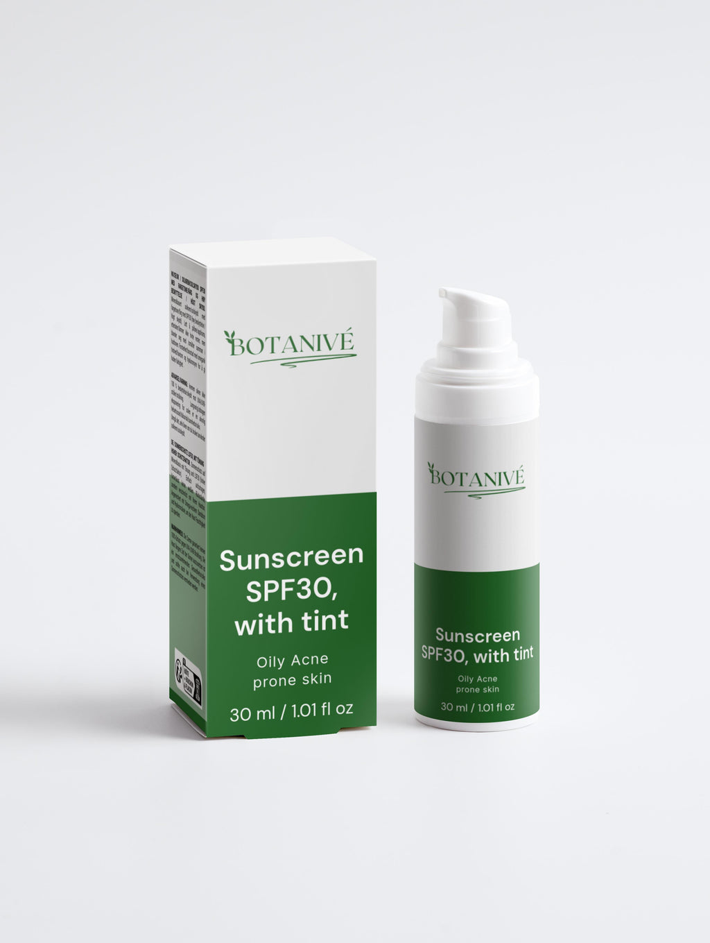 Sunscreen SPF30, with tint