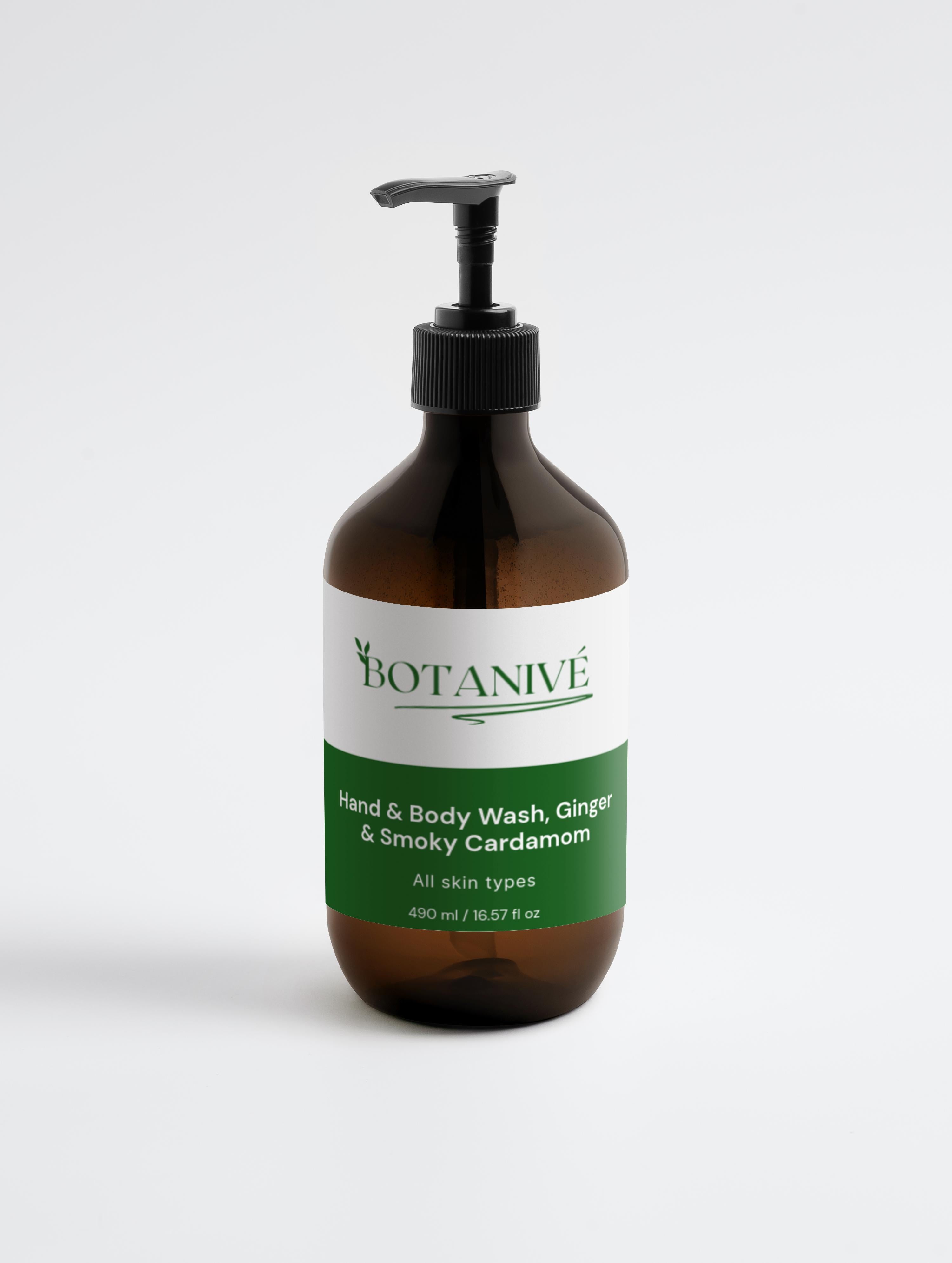Hand & Body Wash, Ginger & Smoky Cardamom
